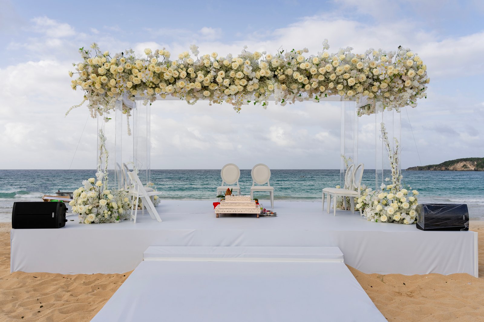 Indian beach wedding